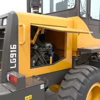 Wheel Loader LG916 Baru 1.6 Ton, Ringkas dan Fleksibel, Dilengkapi Bucket dan Kabin