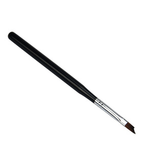 Pinceau à ongles en nylon pour French Manucure Demi-Lune, grand format, forme couteau, pour gel ondulé, avec manche en acrylique - Product Image 3