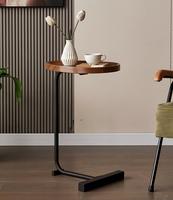 Table d'appoint moderne en métal, légère et durable, pour villas, hôtels, salons, chambres et balcons