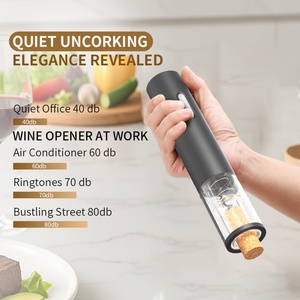 Factory Wholesales Automatic Wine Opener Plastic Bottle Opener Electric Wine Corkscrew <b>Battery</b> Operated Wine Opener - Product Image 3