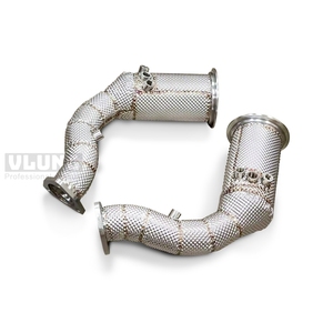 Tuyau d'échappement sport avec pare-chaleur thermique VLUNG pour Audi SQ7 / SQ8 / RSQ8 4.0T - Product Image 2