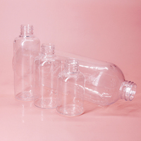 Liquide de distribution transparent épaule ronde 30ml 50ml 60ml 100ml 120ml 2 Oz 4oz pompe en plastique Fine brume Spray Pet Squirt Bottle