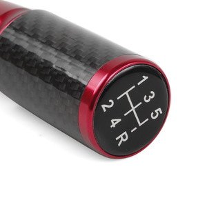 Carbon Fibre Car Gear <b>Knob</b> 9cm Lightweight Manual <b>Shift</b> <b>Knob</b> For 5 6 Speed Transmission - Product Image 4