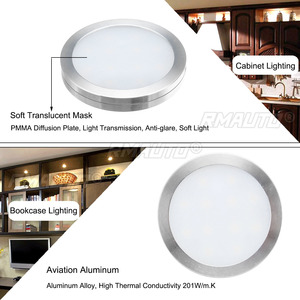 ไฟสปอตไลท์ LED สีขาว 12V สำหรับตกแต่งภายในรถยนต์ 6 ชิ้น ไฟอ่านหนังสือสีขาว สำหรับรถตู้ VW T4 T5 แคมป์เปอร์แวน คาราวาน มอเตอร์โฮม RV - Product Image 4