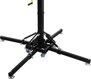 4m/6m/7m Traversen system Tower Lifter Truss Faltbarer Handkurbel-Hubturm Beleuchtung Traversen ständer für <span class=keywords><strong>Line</strong></span> <span class=keywords><strong>Array</strong></span>-Lautsprecher - Product Image 2