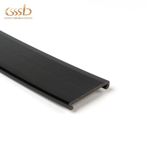 Perfiles de Plástico PVC Negro Extruido de Changshu Shunlida, Diseño Minimalista Ecológico para Uso Industrial - Product Image 4