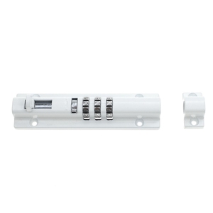 Loquet coulissant <span class=keywords><strong>antivol</strong></span> en alliage de zinc YH1811 pour fenêtre et <span class=keywords><strong>porte</strong></span>, avec codes de combinaison réinitialisables et déverrouillage par mot de passe - Product Image 1
