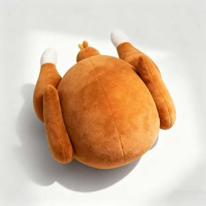 Peluche de Pavo <span class=keywords><strong>Asado</strong></span> Navideño Personalizado, Mascota de Peluche de Pavo <span class=keywords><strong>Asado</strong></span>, Juguete de Peluche Suave y Lindo, Regalo de Acción de Gracias para Familiares y <span class=keywords><strong>Amigos</strong></span> - Product Image 2