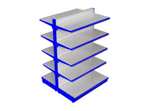Estanterías de Supermercado con Recubrimiento en Polvo Resistente a los Arañazos, Unidad de Góndola de Acero Duradero para Áreas Comerciales de Alto Tráfico - Product Image 4