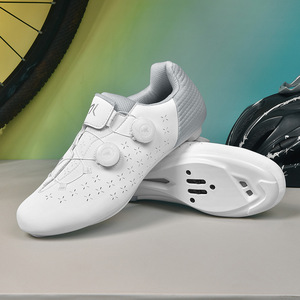 Nouvelles chaussures de cyclisme 2026 à double boucle pour hommes, semelle rigide, respirantes, sans système de blocage, pour VTT et vélo de route - Product Image 3
