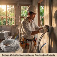 Cable Eléctrico Flexible Multifilar de Cobre Desnudo con Aislamiento de PVC para Instalaciones Eléctricas en Edificios Residenciales
