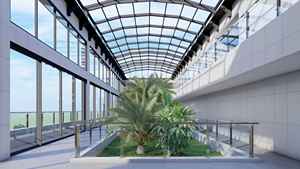 غرفة شمسية كبيرة الحجم قابلة للطي والتحريك والتمدد من البولي كربونات والزجاج مع جهاز تحكم عن بعد، مباشرة من المصنع - Product Image 3