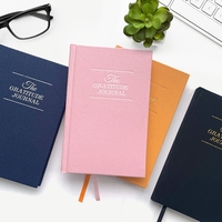Agenda A5 coloré pour plus de pleine conscience, de bonheur et de productivité, un journal de gratitude simple et efficace et un planificateur quotidien non daté