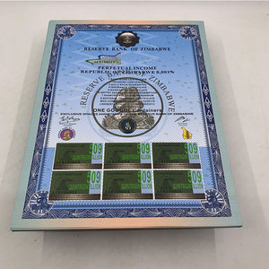 200 Piezas de Billetes de Zimbabue de Un Googol, Rollos de 509 Quintillones, Billetes de Papel de Gran Tamaño con Luz UV en una Bonita Caja - Product Image 2