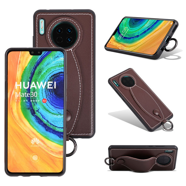 High Quality PU Leather Holder Kickstand Cell Phone Accessories case For Huawei Mate 40 30 Pro Plus PU Leather Case