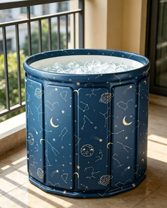Vanace Portable PVC Iatable Bañera de hidromasaje plegable con diseño plegable Gota Baño de hielo al aire libre Tipo de piscina - Product Image 1