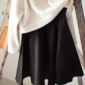 Uniformes de Béisbol Casuales para Niños al por Mayor, Ropa de Invierno, Vestido de Algodón con Encaje hasta la Rodilla - Product Image 4