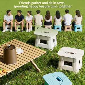 Taburete Plegable de Plástico PP para Exteriores, Ideal para <span class=keywords><strong>Patio</strong></span>, Balcón y Jardín - Product Image 6