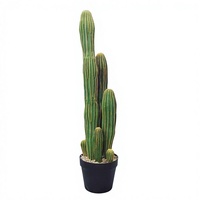 Grand cactus artificiel en pot, verdure réaliste du désert pour la décoration au sol et l'aménagement paysager des fenêtres