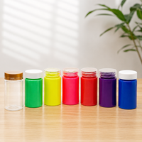Conteneur pour comprimés et capsules de qualité alimentaire 80cc avec bouchon à vis, flacon en plastique PET pour emballage de suppléments vitaminiques et médicaments