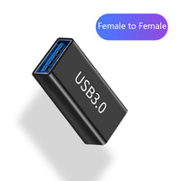 USB3.1 Gen1 USB3.0 Adaptador macho a hembra Conector USB Accesorios USB3.0 Macho a USB3.0 Hembra