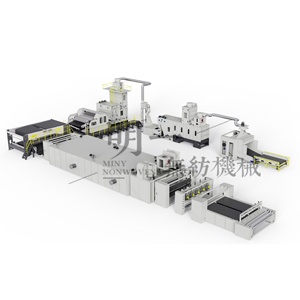 Bền Trung Quốc Nhà Máy Bán Hàng Trực Tiếp Muti Chức Năng Cảm Thấy Dây Chuyền Sản Xuất Nhiệt Liên Kết Quilt Bông Sợi Máy - Product Image 1