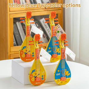 Guitare jouet éducative pour bébé, best-seller, personnalisée, dessin animé, ensemble d'instruments <span class=keywords><strong>de</strong></span> <span class=keywords><strong>musique</strong></span> pour enfants, plastique, fonctionne sur piles, 12 pièces - Product Image 3