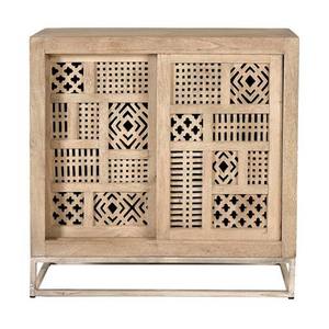 Armoire de rangement à portes coulissantes Canning en bois de manguier pour maisons, bureaux, hôtels et salle à manger et rangement de cuisine - Product Image 2