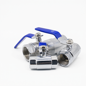 Válvula de Bola Roscada de Acero al Carbono DN15 de Paso Completo - Product Image 1
