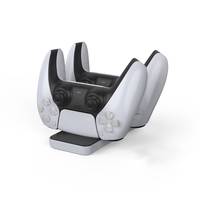 Ventilateur de refroidissement de console USB 3.0 RGB PG-P5S004 pour console PS5 Slim, support de refroidissement avec trois ventilateurs