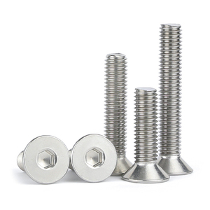 M5 M6 M8 DIN7991 304 Acero inoxidable <span class=keywords><strong>A2</strong></span> CSK Tornillos de llave Allen de cabeza plana Pernos de cabeza avellanada hexagonal - Product Image 5