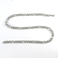 Vente en gros de colliers en chaîne cubaine en acier inoxydable 304 plaqué or 18 carats pour hommes et femmes