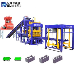 QT6-15 पूर्ण स्वचालित भवन सामग्री ब्लॉक बनाने वाली मशीन सीमेंट कंक्रीट ईंट मोल्डिंग मशीन - Product Image 1