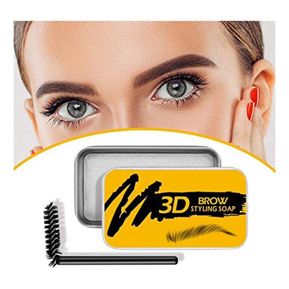 Makeup Princess Ready to Ship styling waterproof long lasting 3D eyebrow soap makeup organizer eyebrow soap for cosmetics