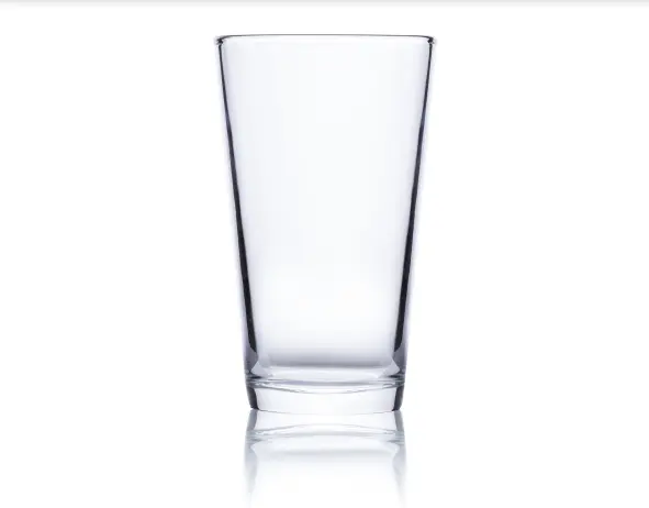 16oz 500ml şeffaf su suyu bira bardağı bardağı bar parti kullanımı için toptan stokta özel logo kabul