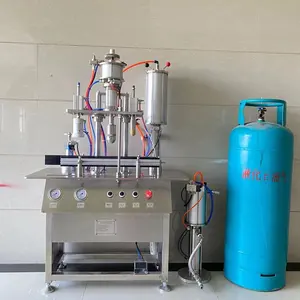 Gas Refilling Aerosol Filling Machine For Butane LPG Gas