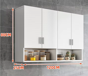 <span class=keywords><strong>Pensile</strong></span> da <span class=keywords><strong>Cucina</strong></span> Sospeso, Mobile Contenitore da Parete per Balcone, Credenza per Sala da Pranzo, Armadietto da Bagno a Muro - Product Image 6
