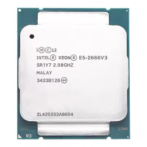 สำหรับ E5-2666 V3 10 คอร์ 2.9GHz 135W ซ็อกเก็ต LGA 2011-3 ซีพียูเซิร์ฟเวอร์ โปรเซสเซอร์ เทคโนโลยีการจำลองเสมือน 64 บิต 22 นาโนเมตร ประสิทธิภาพสูง - Product Image 1