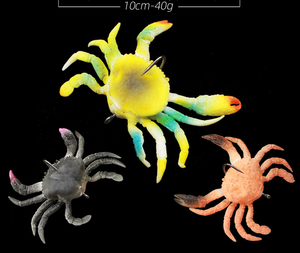 Isca de Pesca Cranka Crab de 10cm40g com Olhos 3D, Isca de Plástico Macio - Product Image 5