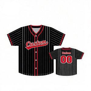 Maillot de baseball personnalisé pour adulte, respirant, grande taille, impression personnalisée par sublimation, vente en gros - Product Image 4
