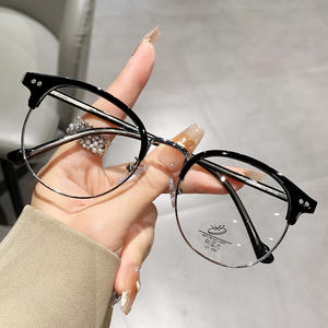 Matteke Sight – lunettes rondes anti-lumière bleue pour femmes, monture en métal TR, lentilles en résine, lentilles plano, Protection UV400 - Product Image 3