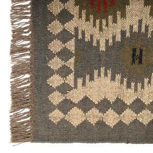 Fabriqué à la main moderne géométrique Kilim laine Jute tapis Durable tapis décoratif pour la maison bureau chambre sol Design tapis et ensembles - Product Image 4
