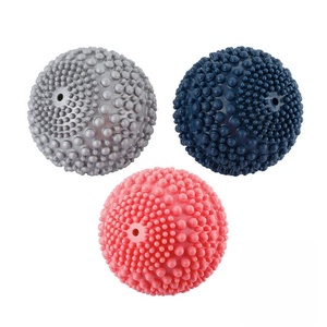High Quality Colorful PVC Spiky Yoga <b>Massage</b> Roller Hand Grip Durable <b>Massage</b> <b>Ball</b> for Muscle Relaxation Fitness Body Building - Product Image 1