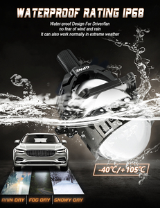Phare de voiture à LED blanc de marque GPNE-Système d'éclairage automobile de haute qualité, idéal pour les projets de rénovation et de mise à niveau - Product Image 5