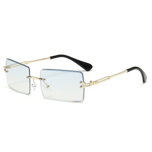 Gafas <span class=keywords><strong>de</strong></span> Sol Serie Océano <span class=keywords><strong>de</strong></span> Moda Europea y Americana con un Diseño Colorido sin <span class=keywords><strong>Marco</strong></span> y un Cómodo <span class=keywords><strong>Marco</strong></span> <span class=keywords><strong>de</strong></span> Metal - Product Image 5