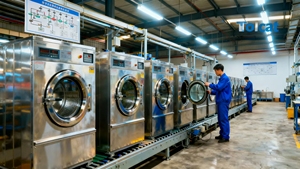 Kích Thước Nhỏ Phổ Biến Nhất Trường Học Căn Hộ Bệnh Viện Công Cộng Đường Phố Đồng Xu Thẻ Máy Giặt Và Máy Sấy 12Kg 15Kg - Product Image 6