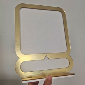 <strong>Countertop</strong> Mini Acrylic Stand Qr Code <strong>Custom</strong> Table Sign With Qr Code <strong>Display</strong> Ins Plaque Stand - Product Image 3