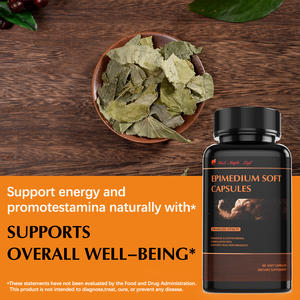 Cápsulas Blandas de Epimedium Nutritivas, Icariin de Alta Actividad, Apoyo para la Energía y Vitalidad, Suplemento Nutritivo para los Riñones, Certificado GMP - Product Image 6