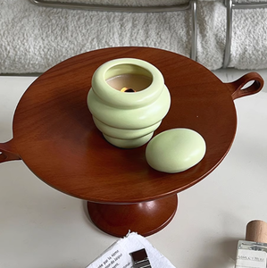 Venta al por mayor de lujo hecho a mano de múltiples formas de miel de <span class=keywords><strong>abeja</strong></span> tarro lindo romántico Festival regalo personalizado vacío cemento vela tarros con tapa - Product Image 5