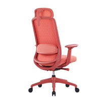 Chaise de bureau exécutive pivotante à dossier haut en maille, confortable, pour ordinateur et tâches de bureau